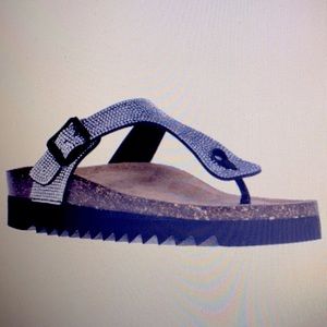 Barnett Thong Footbed Sandals by Wild Pair